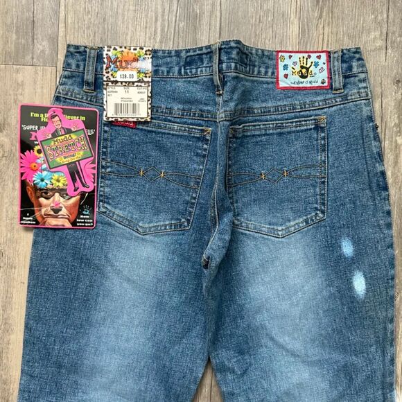 Y2K Mudd Jeans Flared Low Rise Size 11 Women's - Picture 2 of 8
